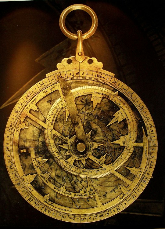 18th Century Islamic Brass Astrolabe - Rare Middle Eastern Astronomical Navigation Device ✨🔭